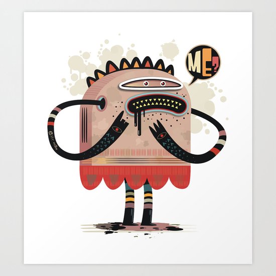 Me? Art Print