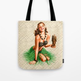 Tiki Girl Tote Bag