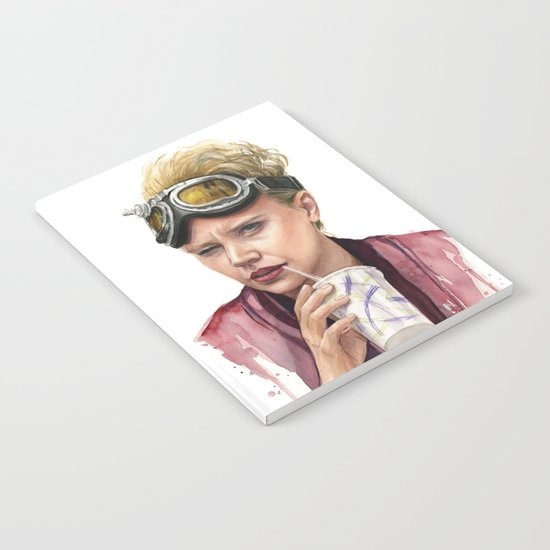 Jillian Holtzmann Portrait | Ghostbusters Art Painting Notebook
