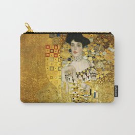 Gustav Klimt "Portrait of Adela Bloch-Bauer I" Carry-All Pouch