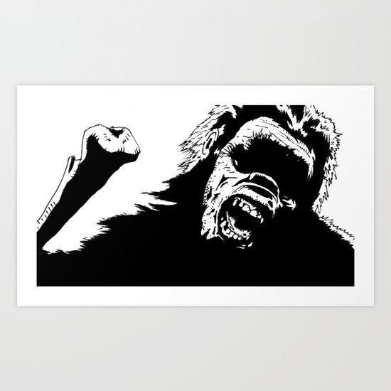 The Great Ape Art Print