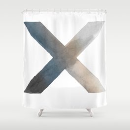 X Shower Curtain