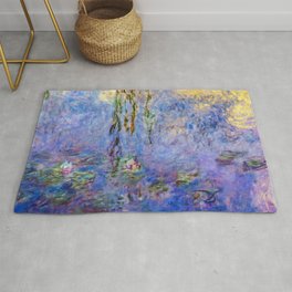Claude Monet - Water Lilies #2 Area & Throw Rug
