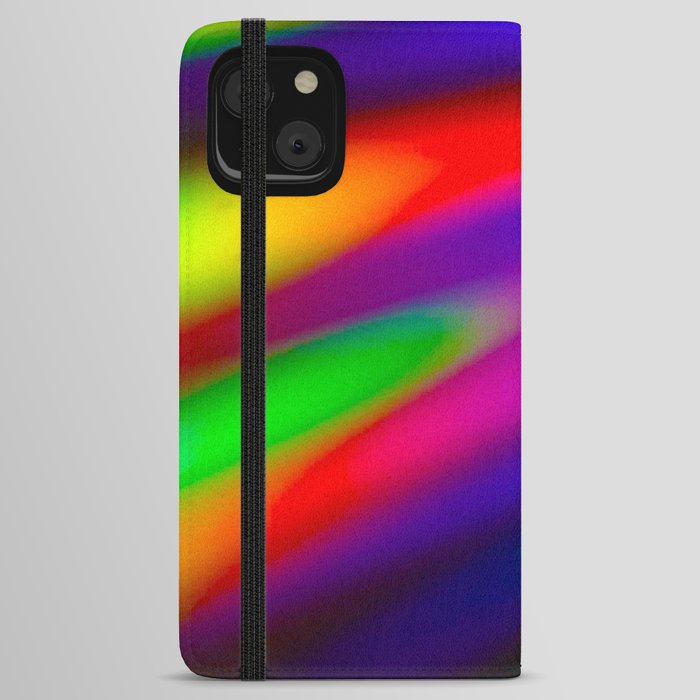 Rainbow Stretch iPhone Wallet Case