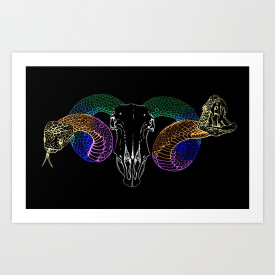 Medusa 2 Art Print