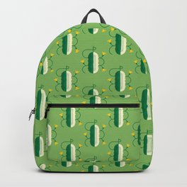 Vegetable: Cucumber Backpack | Veggies, Sophisticated, Vegetableblossom, Graphicdesign, Botanical, Cuke, Vegetablemodern, Cucumber, Pickle, Vegetable 