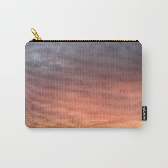 Yellow Red and Gray Sky Carry-All Pouch