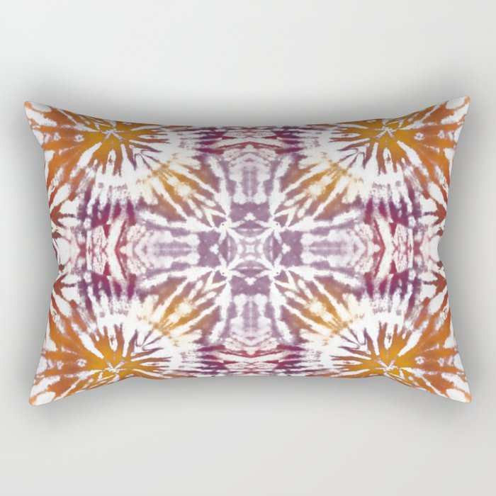 Hippy TieDye Pattern Rectangular Pillow
