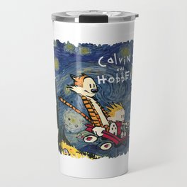 calvin and hobbes  Travel Mug
