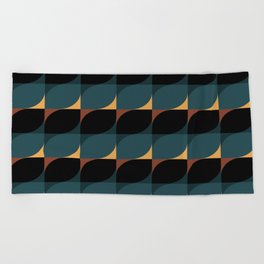 Abstract Patterned Shapes XXVII Beach Towel