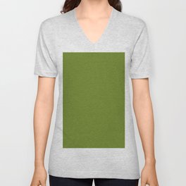 Italian Buckthorn Green V Neck T Shirt