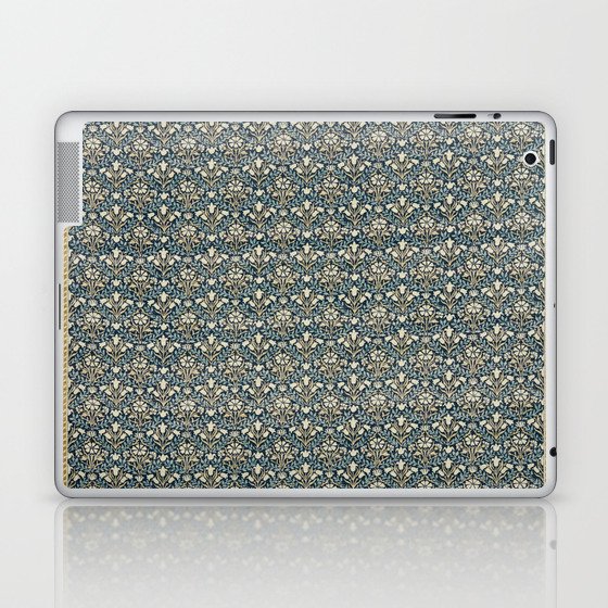 William Morris Bellflowers Indigo Sage Laptop & iPad Skin
