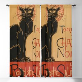 Le Chat Noir The Black Cat Poster by Théophile Steinlen Blackout Curtain