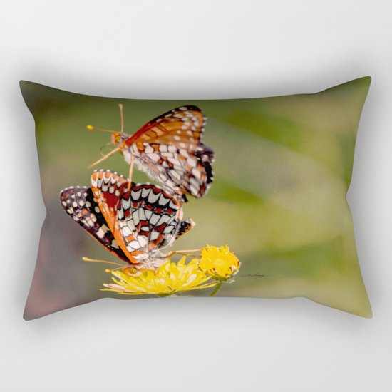 Butterfly Acrobats Rectangular Pillow