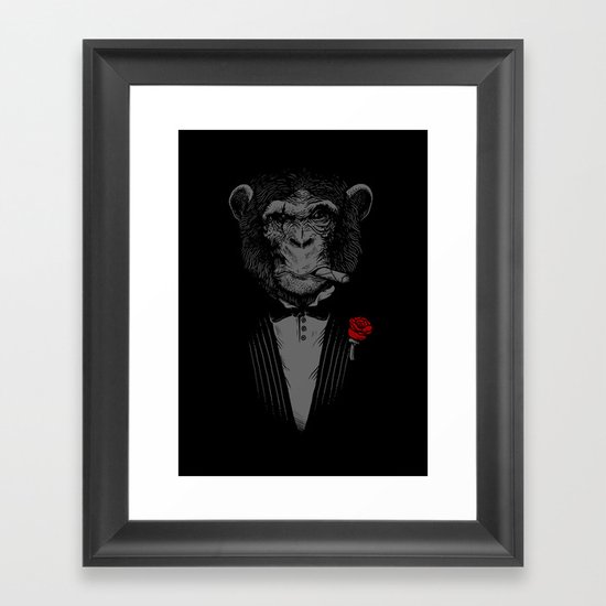 Monkey Business Framed Art Print