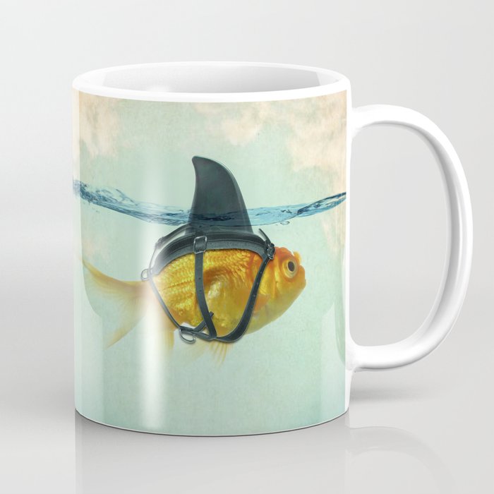 Brilliant DISGUISE - Goldfish with a Shark Fin Coffee Mug
