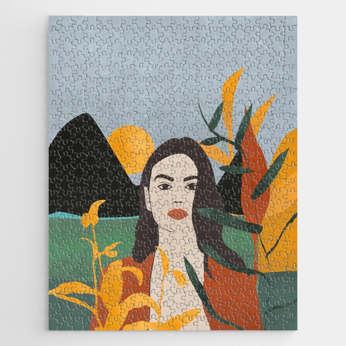 Peaceful and Wild. #art print#society6 Jigsaw Puzzle