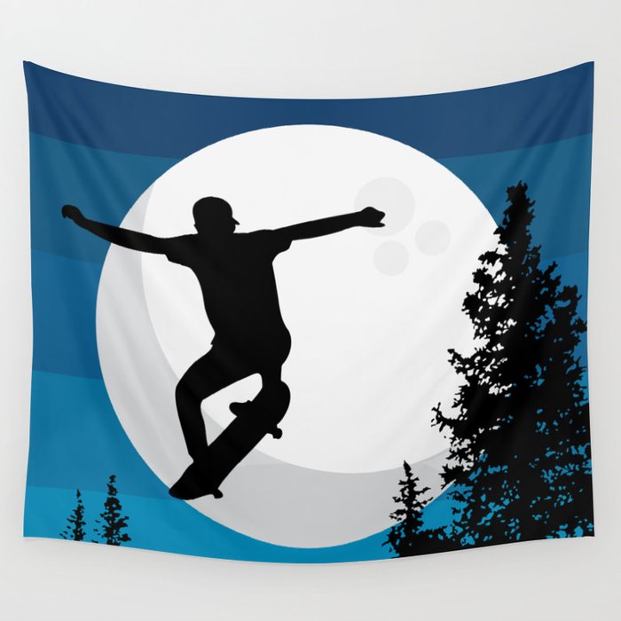 The perfect ollie trick Wall Tapestry