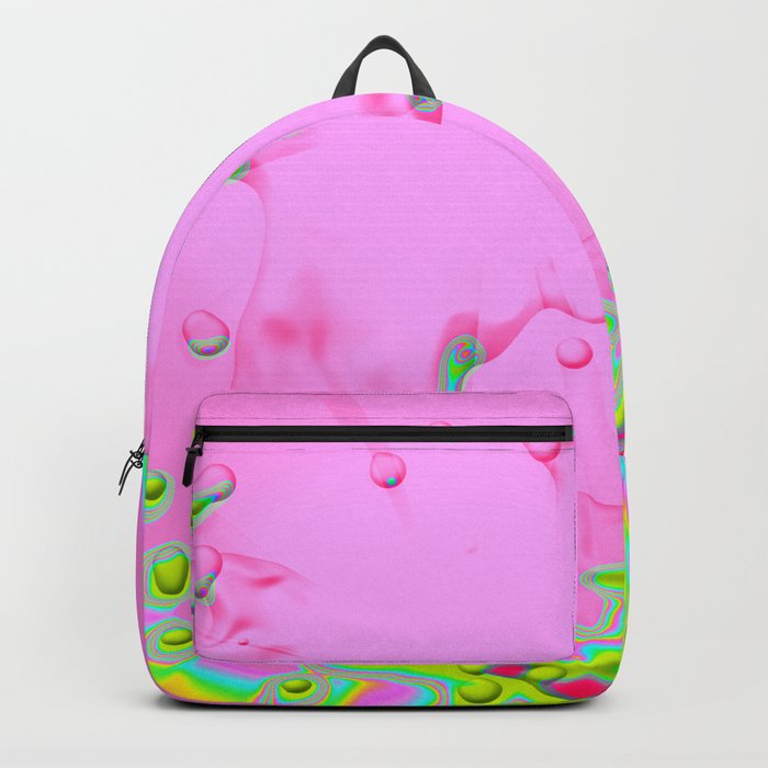 Pink and Neon Shapes Backpack