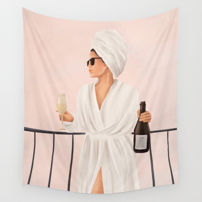 Morning Wine II Wall Tapestry