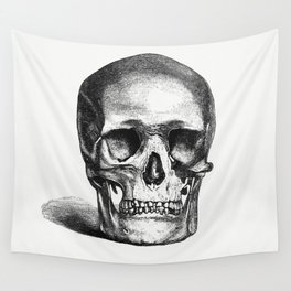 Vintage European Style Skull Engraving from Annals of Winchcombe and Sudeley Wall Tapestry