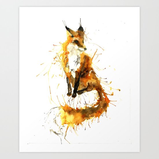 Bushy Tailed Art Print