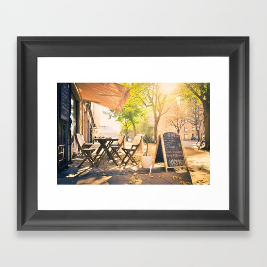 Swedish Sunsets & Coffee Framed Art Print