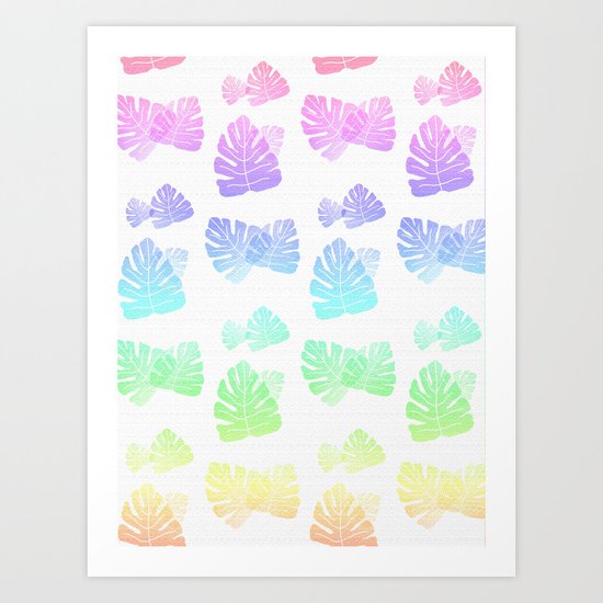 Tropical Cascade Art Print