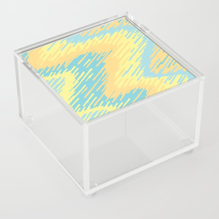 Abstract swirls pattern, Line abstract splatter Digital Illustration Background Acrylic Box