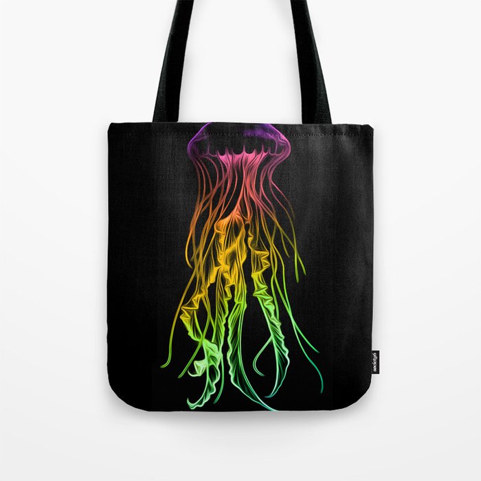 Colourfull jelly fish Tote Bag
