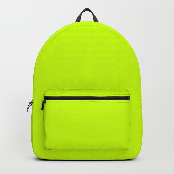 Bright green lime neon color Backpack