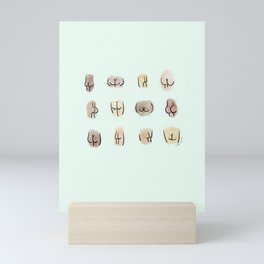 Minted Butts. Mini Art Print