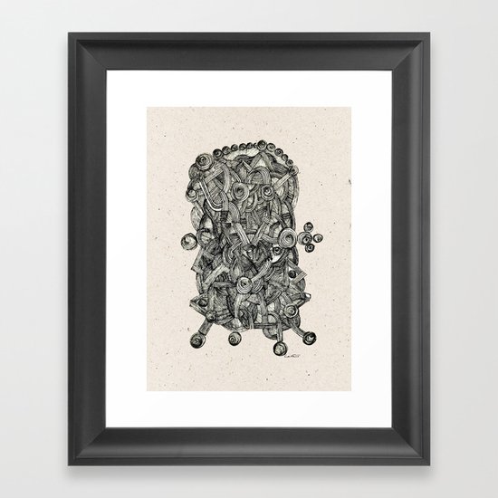- dark energy - Framed Art Print