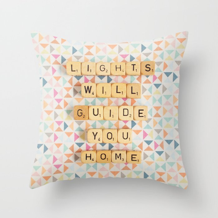 Lights Will Guide You Home Throw Pillow