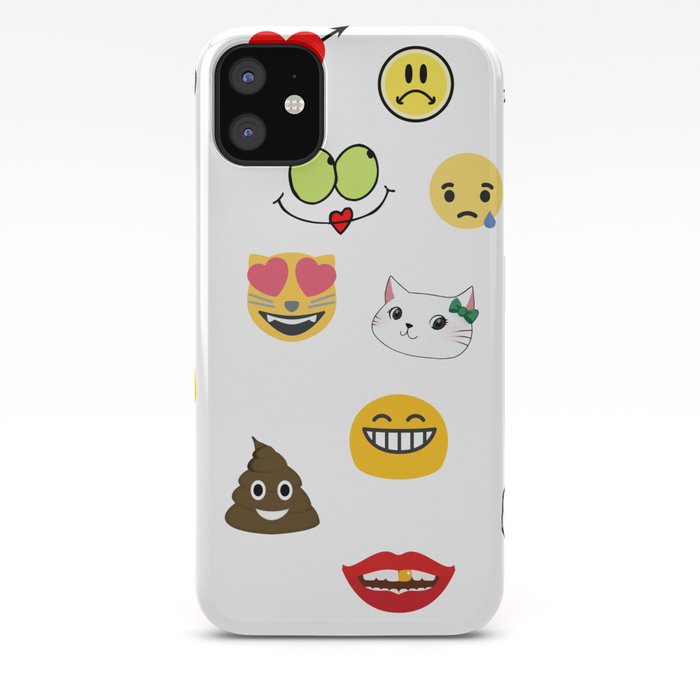 Emoji Collage 11 Iphone Case By Preteecool Society6