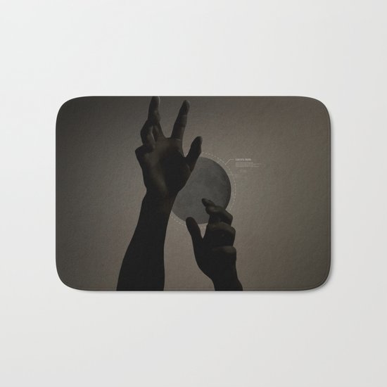 Hand's on the Moon Bath Mat