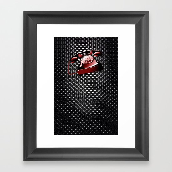 TELEPHONE Framed Art Print