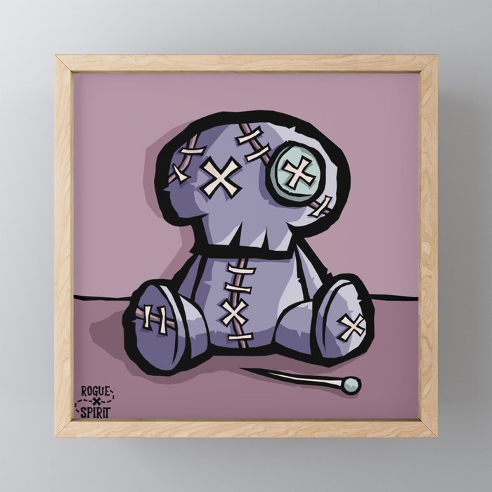 Voodoo Skellie Framed Mini Art Print