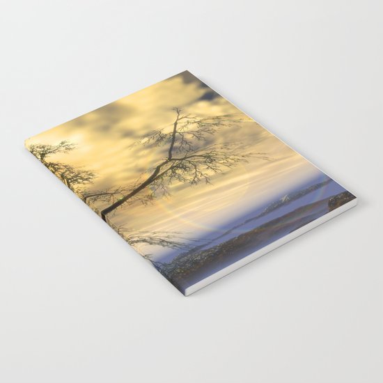 Tree in November sun Notebook