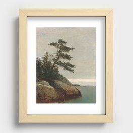 The Old Pine, Darien, Connecticut,1872 Recessed Framed Print