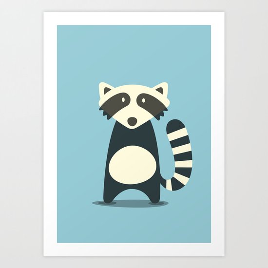 RACCOON Art Print