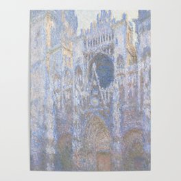 The Portal of Rouen Cathedral in Morning Light (1894) by Claude Monet Poster