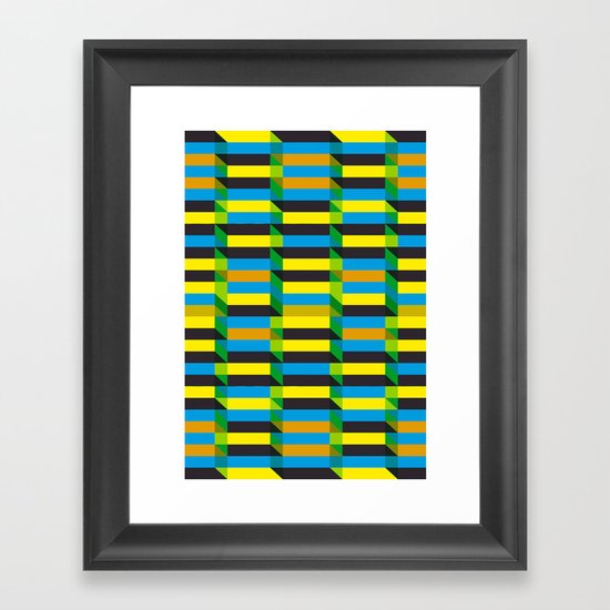 Cinetism and visual effect Framed Art Print