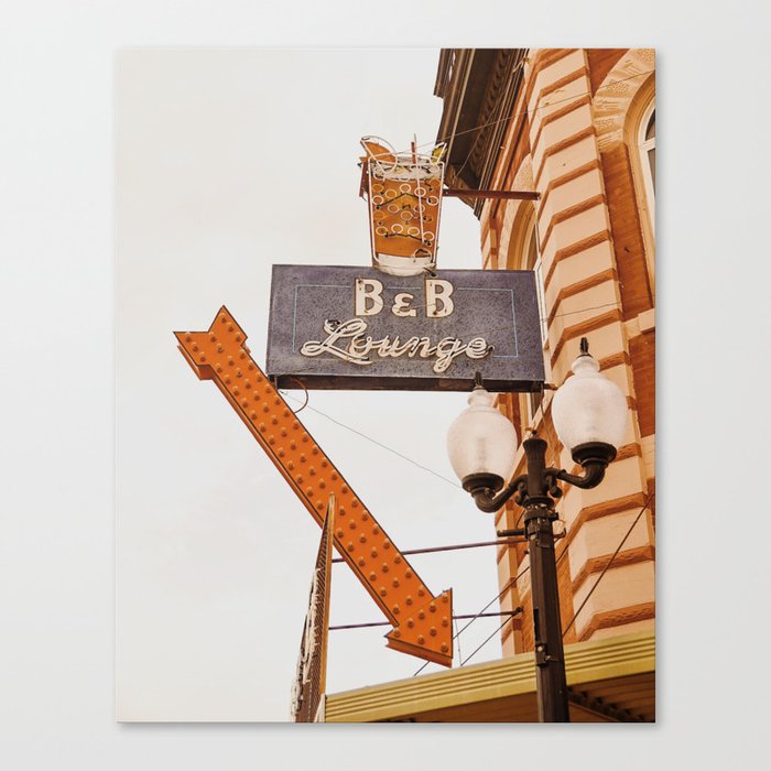 The B&B Longue Canvas Print
