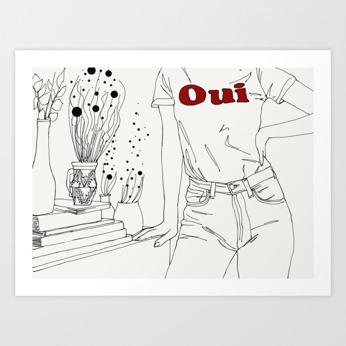 Done with your ass Art Print