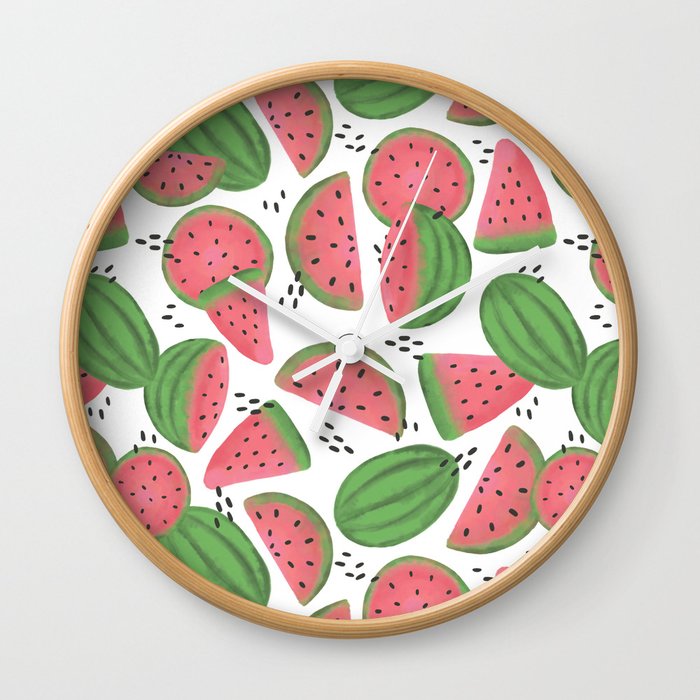 WatermelonParty Wall Clock