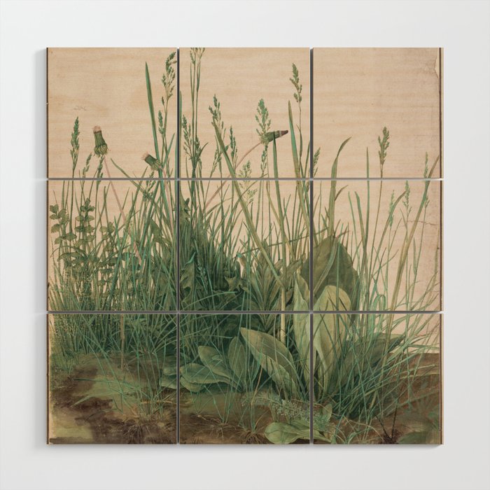 Albrecht Durer - The Large Piece of Turf Wood Wall Art