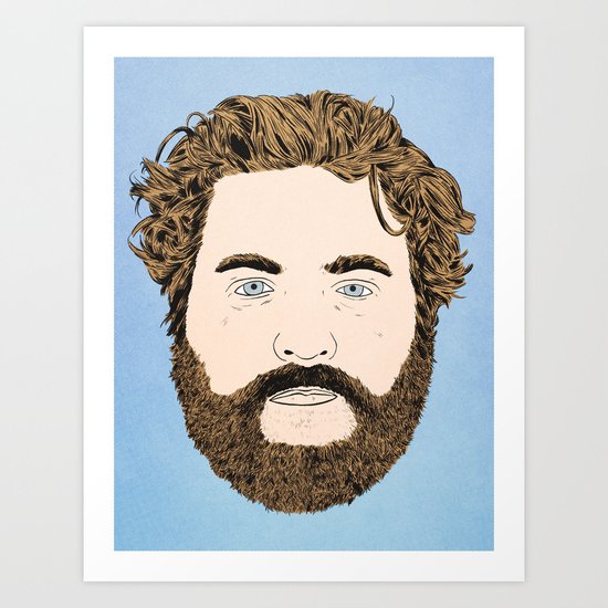 Zach Galifianakis Art Print