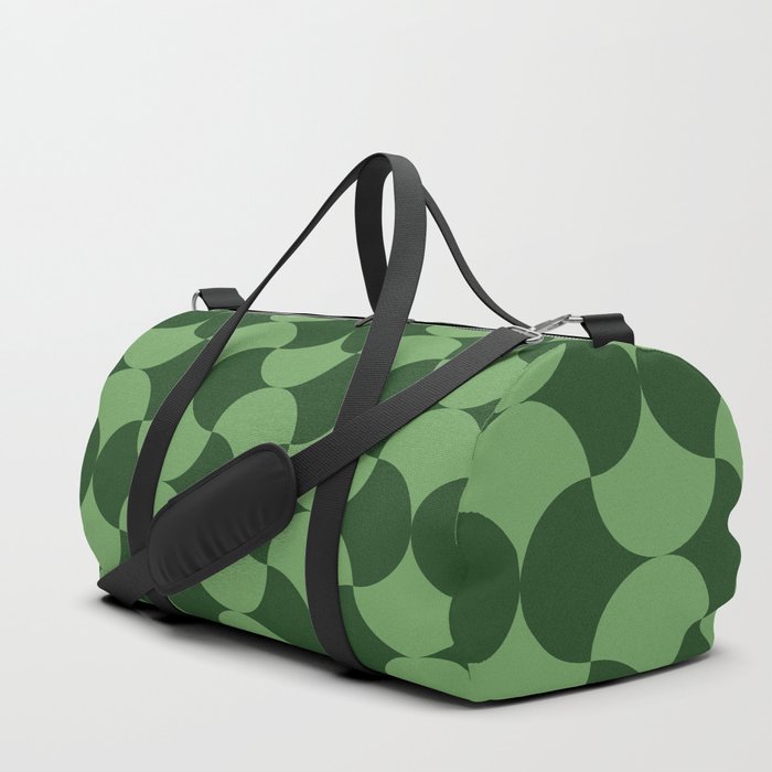 Deco 2 pattern green Duffle Bag