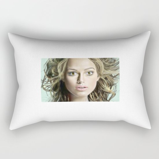 Keira Knightley Rectangular Pillow